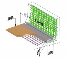 デッキドレーン｣(高強度コンクリート･100N/㎜2)を使用例