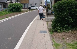 ディンプルエフ／歩道整備工事での実績