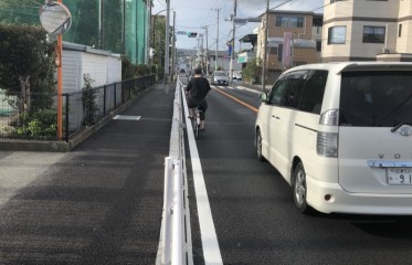 都市型街渠／市道0232号線(静岡県沼津市)