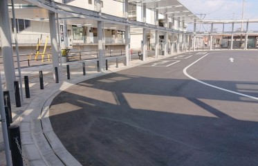 都市型側溝／久居駅(三重県津市)