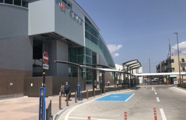 都市型側溝／JR安倍川駅(静岡県静岡市)