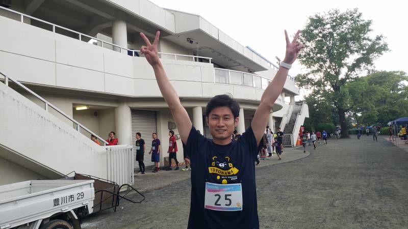 豊川リレーマラソンに出場しました。
